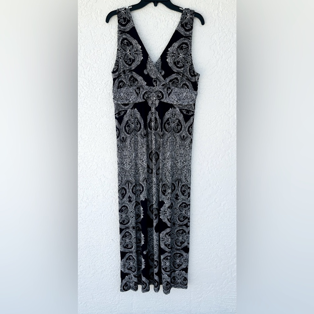 Slinky v--neck polyester maxi—xl, (fits more like large) - Picture 2 of 7